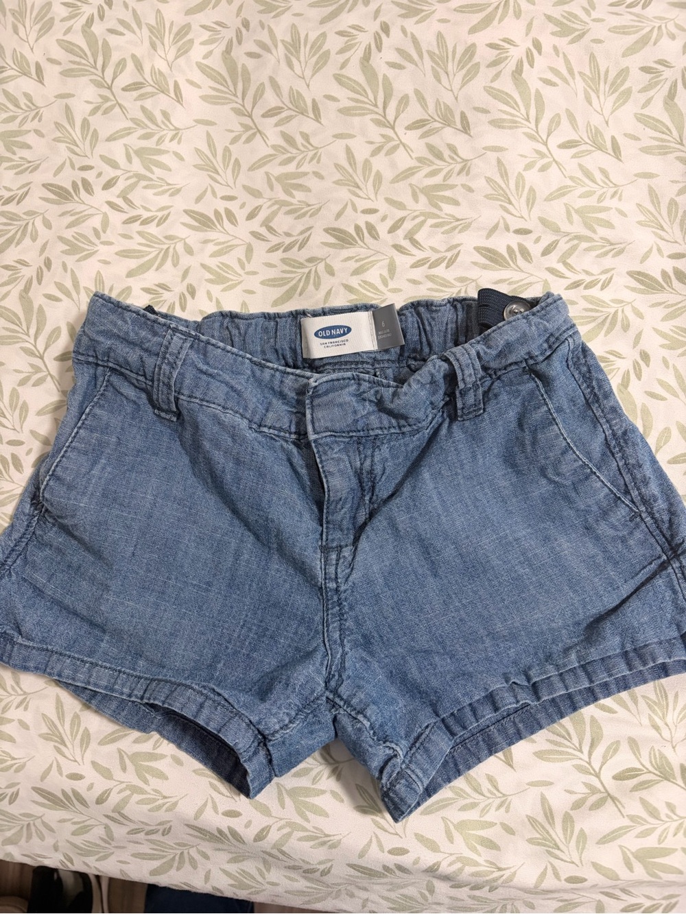 Old Navy Light Blue Denim Casual Shorts